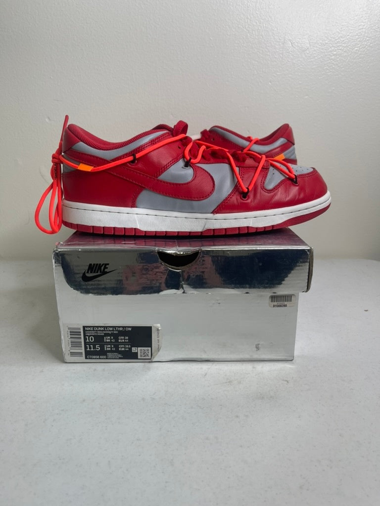 Nike Dunk Low Off-White University Red