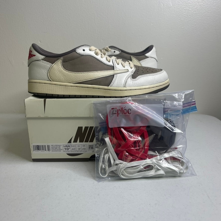 Size 10.5 - Jordan 1 Retro Low OG SP Travis Scott Reverse Mocha