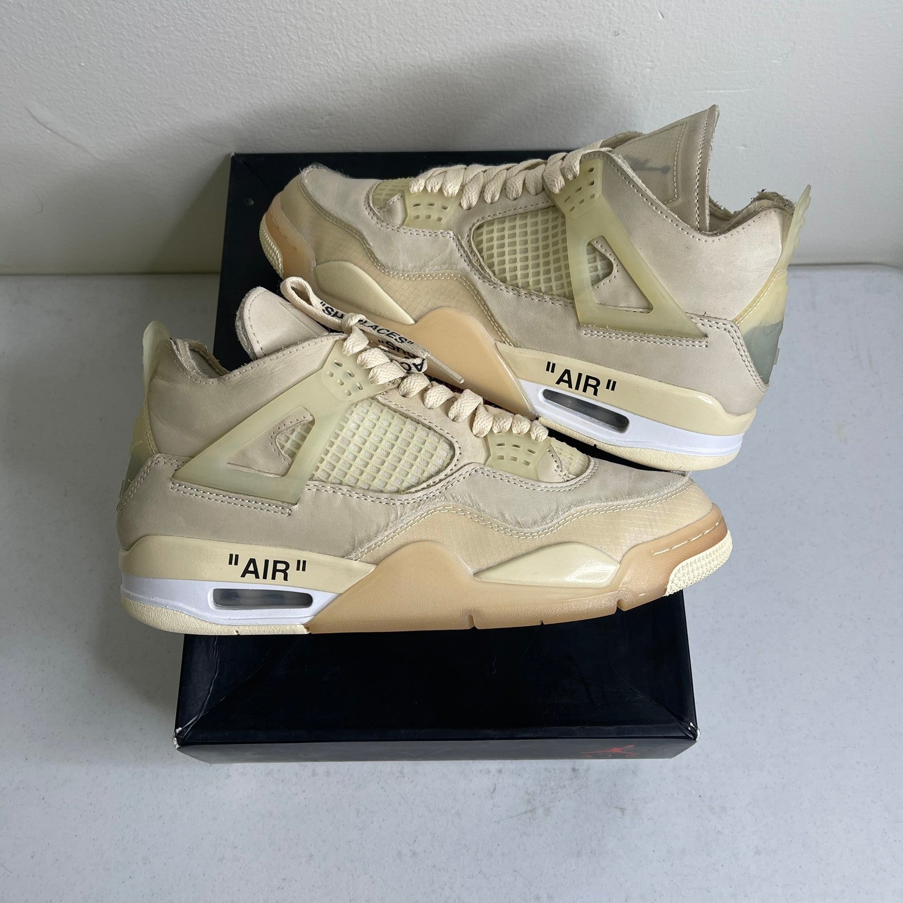 Size 9w - Jordan 4 Retro Off-White Sail (Women's)