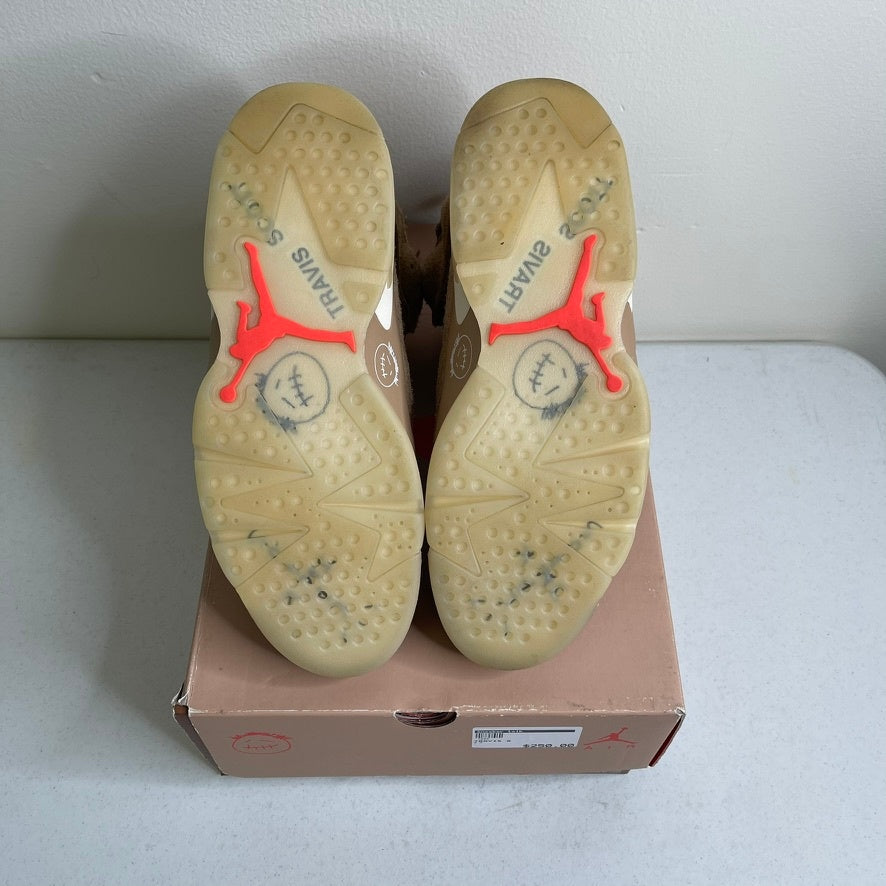 Size 9 - Jordan 6 Retro Travis Scott British Khaki