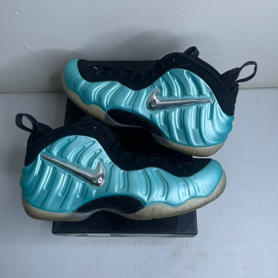 Size 10.5 - Air Nike Foamposite Pro Island Green