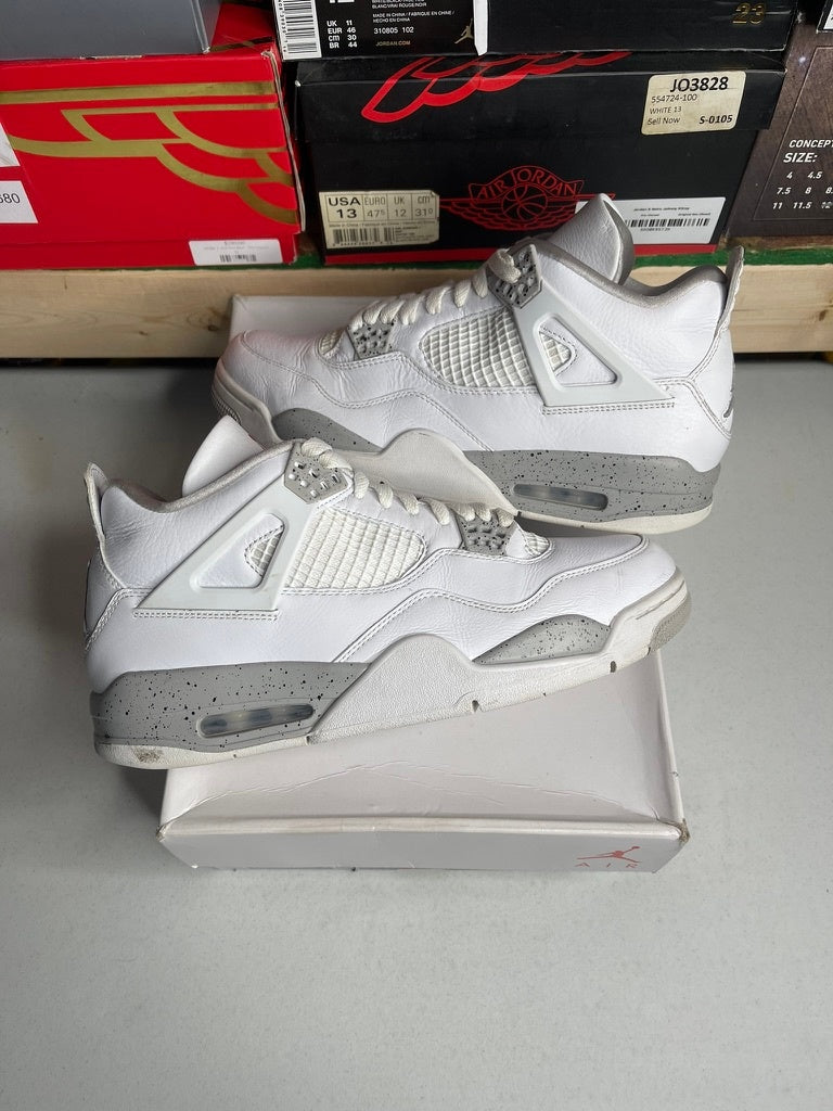 Size 10 - Jordan 4 Retro White Oreo (2021)