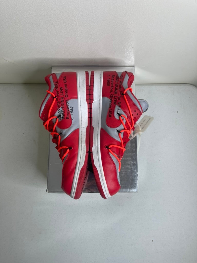 Nike Dunk Low Off-White University Red