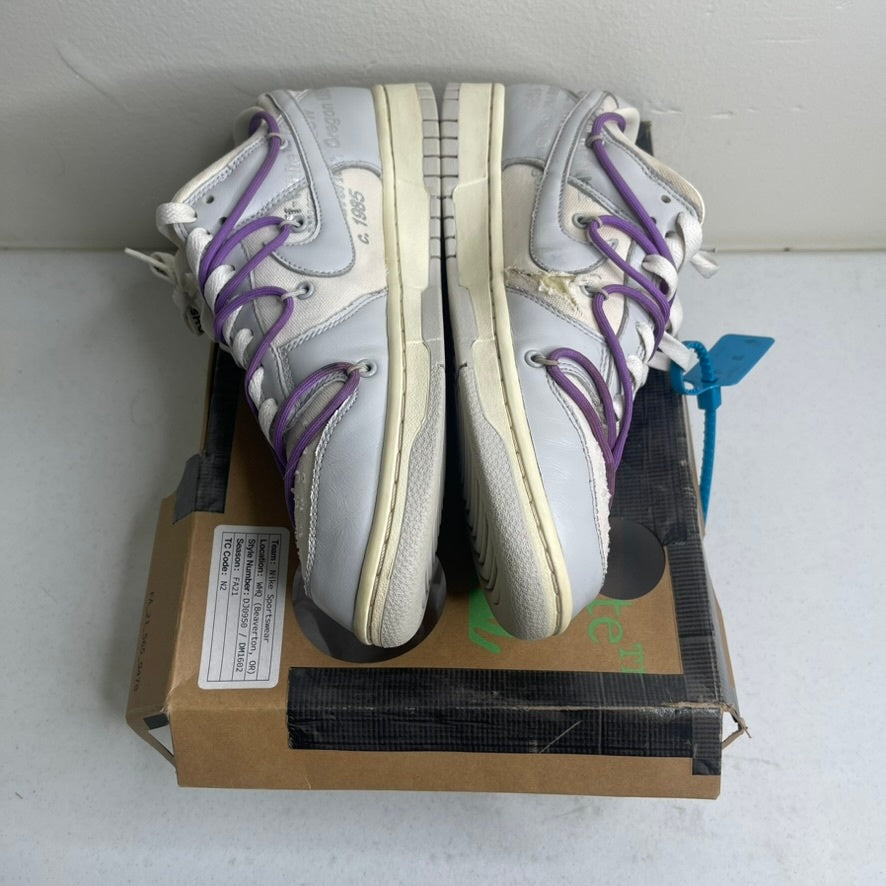 Size 9.5 - Nike Dunk Low Off-White Lot 47
