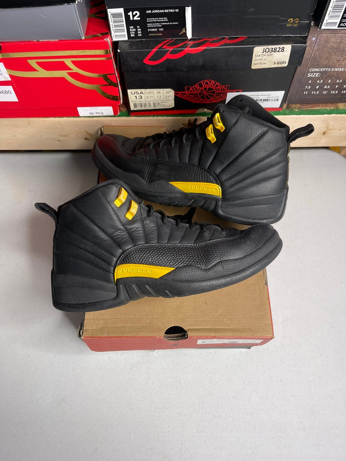Jordan 12 Retro Black Taxi