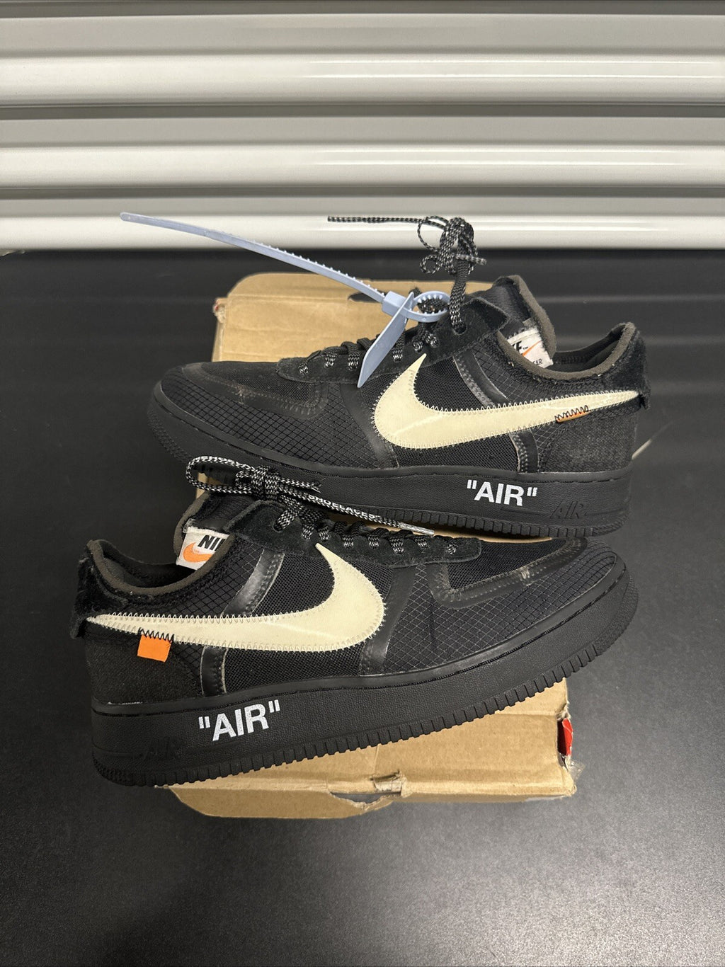 Size 10 - Nike Air Force 1 Low Off-White Black White
