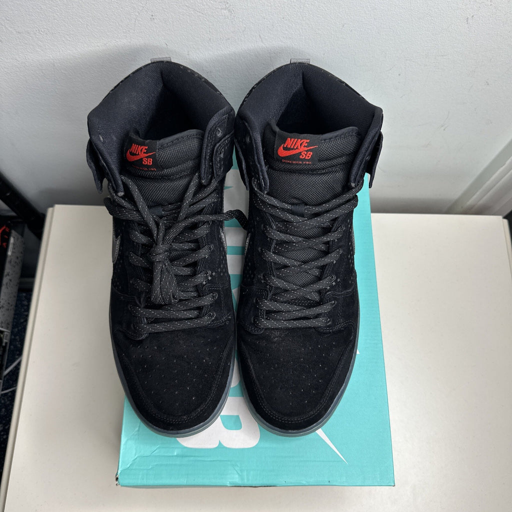 Size 12 - Nike Dunk High Flash Pack Black Ice