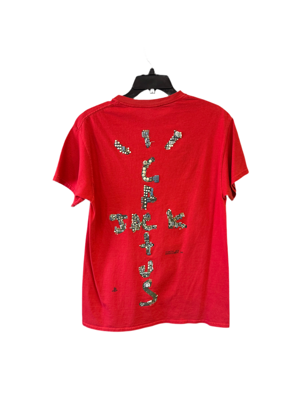 Travis Scott PlayStation Tee Red
