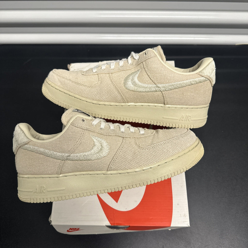 Size 11 - Nike Air Force 1 Low Stussy Fossil