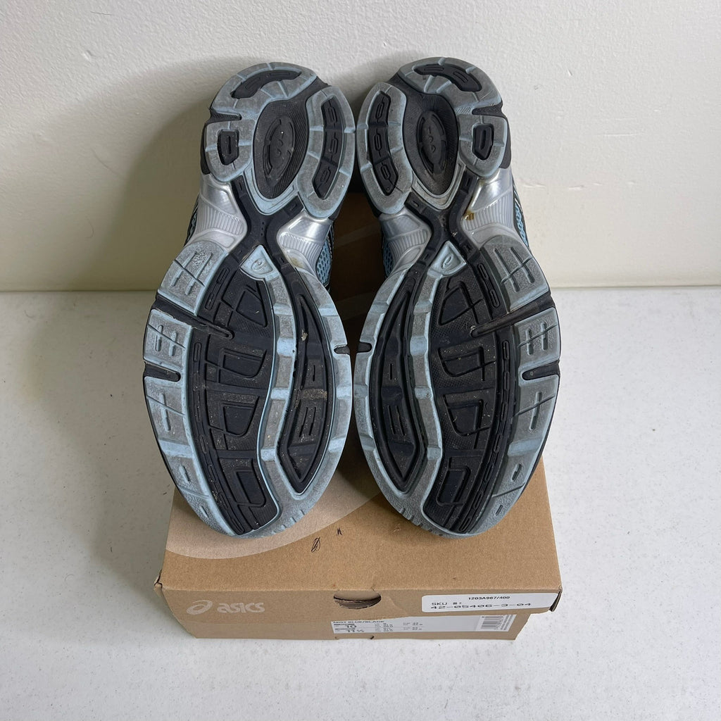 Size 10 - ASICS Gel-1130 Black Ice Blue