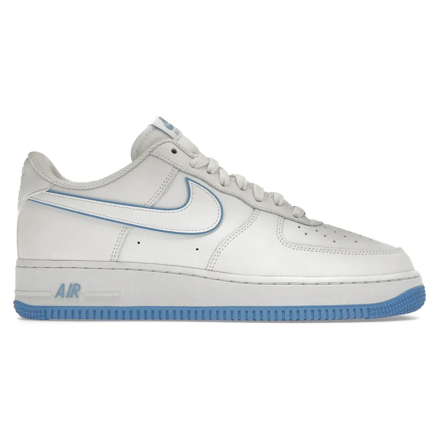 Size 13 - Nike Air Force 1 '07 Low White University Blue Sole