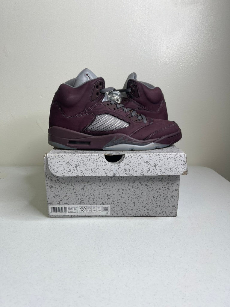 Size 10.5 - Jordan 5 Retro Burgundy (2023)
