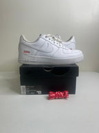 Size 11.5 - Nike Air Force 1 Low Supreme White