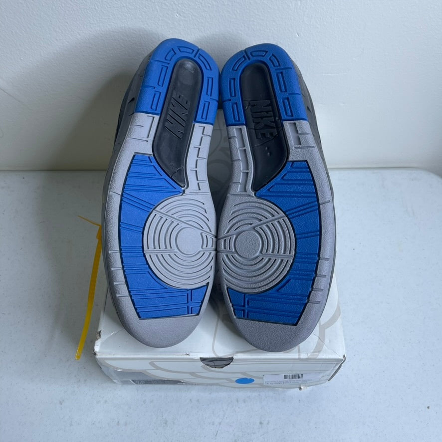 Size 8.5 - Jordan 2 Retro Low SP Off-White Black Blue