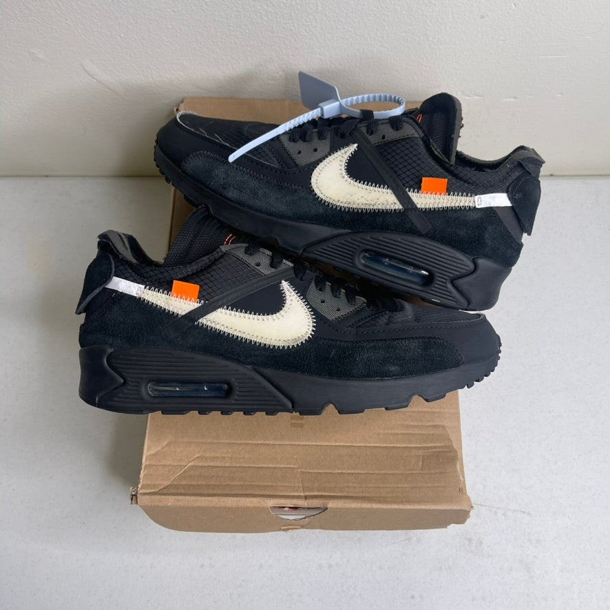 Size 9.5 - Nike Air Max 90 Off-White Black