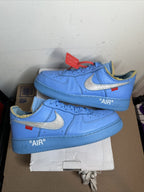 Size 10.5 - Nike Air Force 1 Low Off-White MCA University Blue