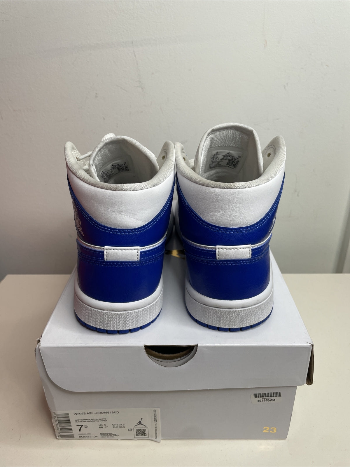 Size 7.5w - Jordan 1 Mid Kentucky Blue (Women's)