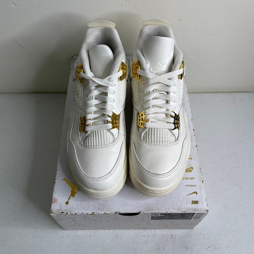 Jordan 4 Retro Metallic Gold (Women's)