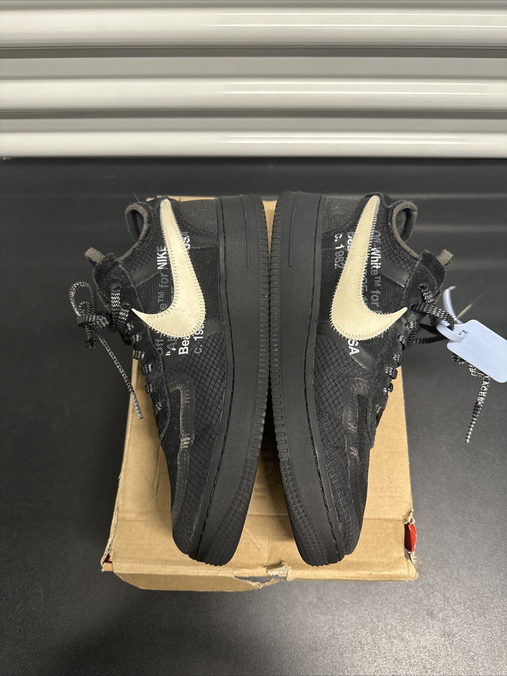 Size 10 - Nike Air Force 1 Low Off-White Black White