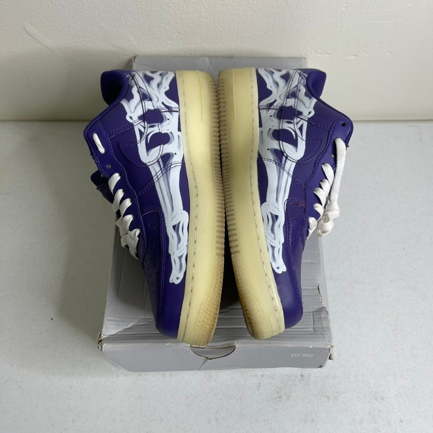 Nike Air Force 1 Low '07 QS Purple Skeleton Halloween (2021)
