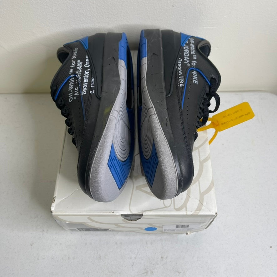 Size 8.5 - Jordan 2 Retro Low SP Off-White Black Blue