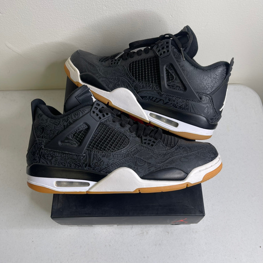 Jordan 4 Retro Laser Black Gum