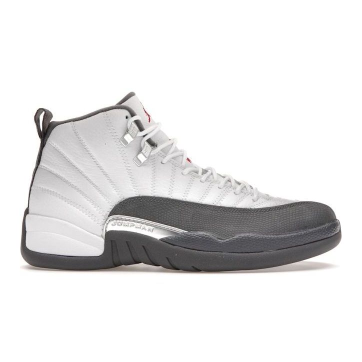 Size 13 - Jordan 12 Retro White Dark Grey