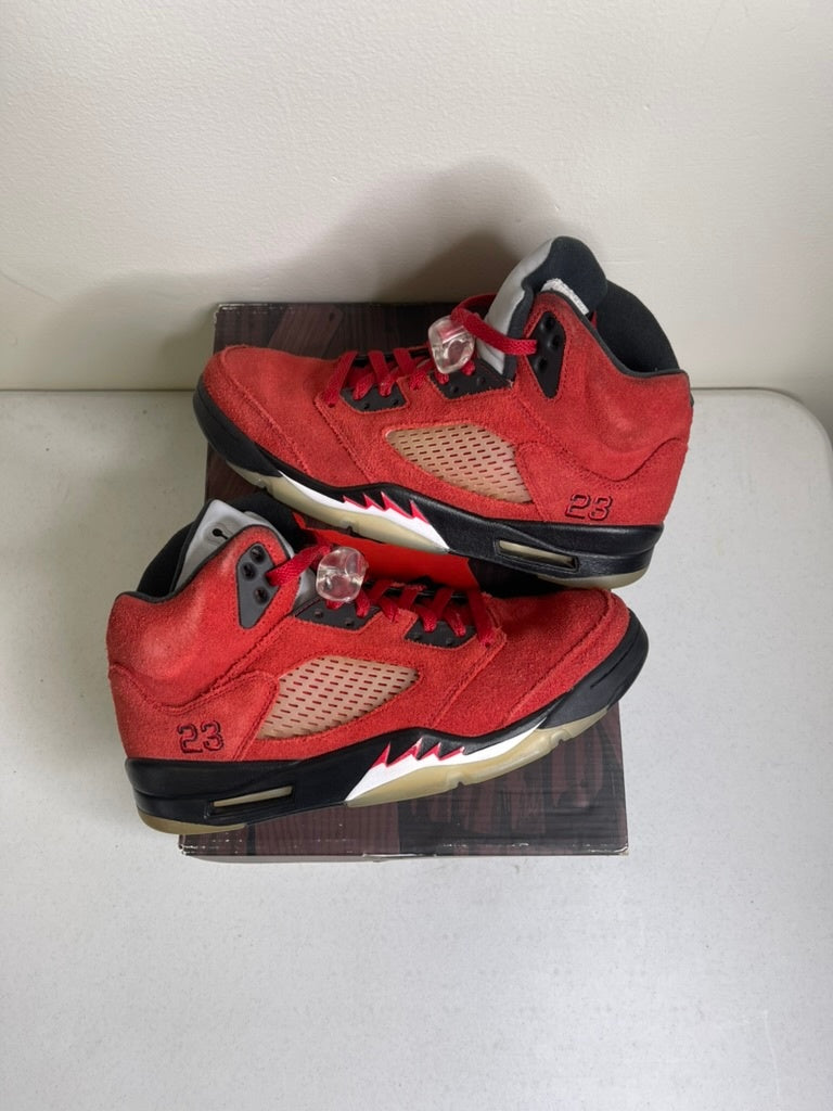 Size 8 - Jordan 5 Retro Raging Bull Red (2021)