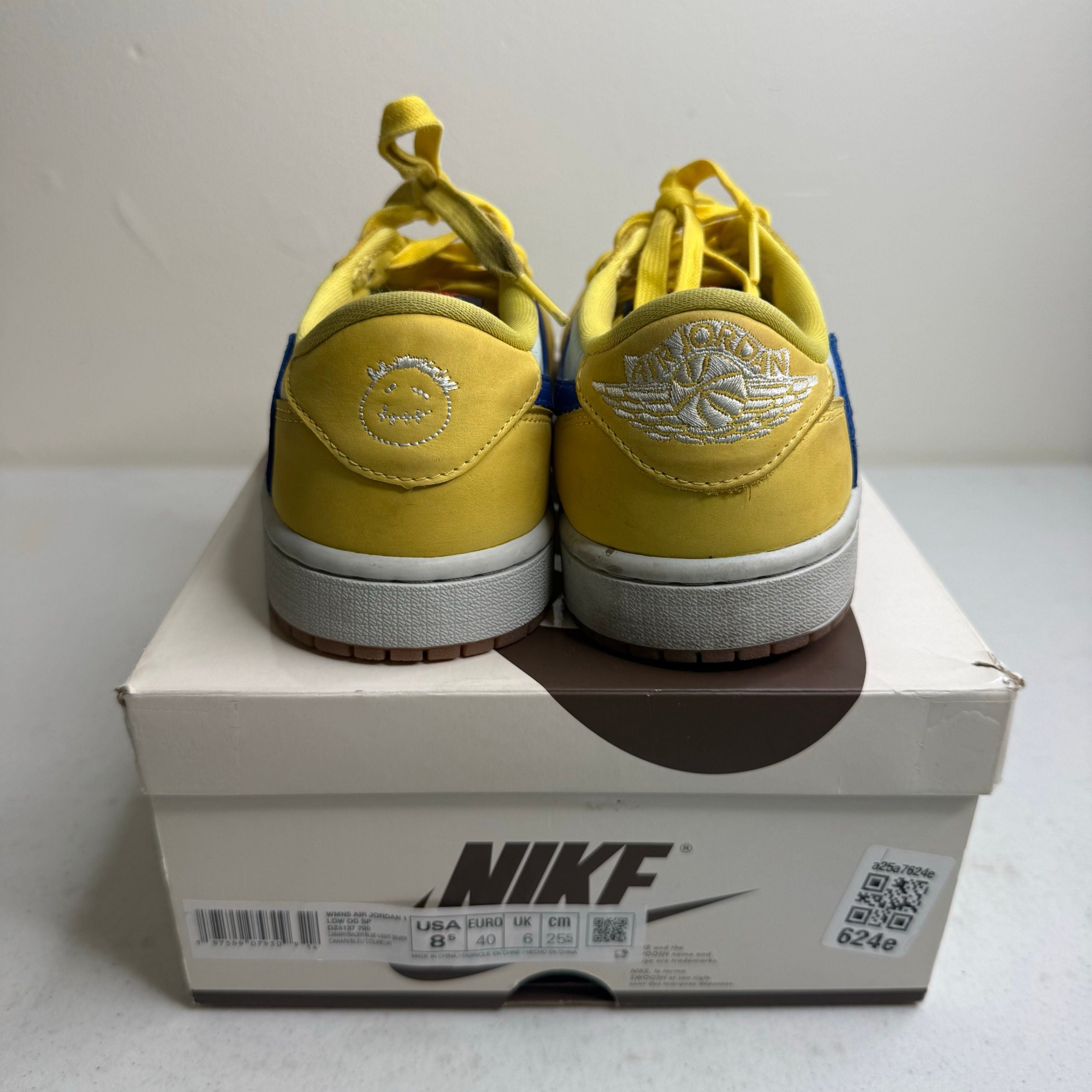 Size 8.5w - Jordan 1 Retro Low OG SP Travis Scott Canary (Women's)