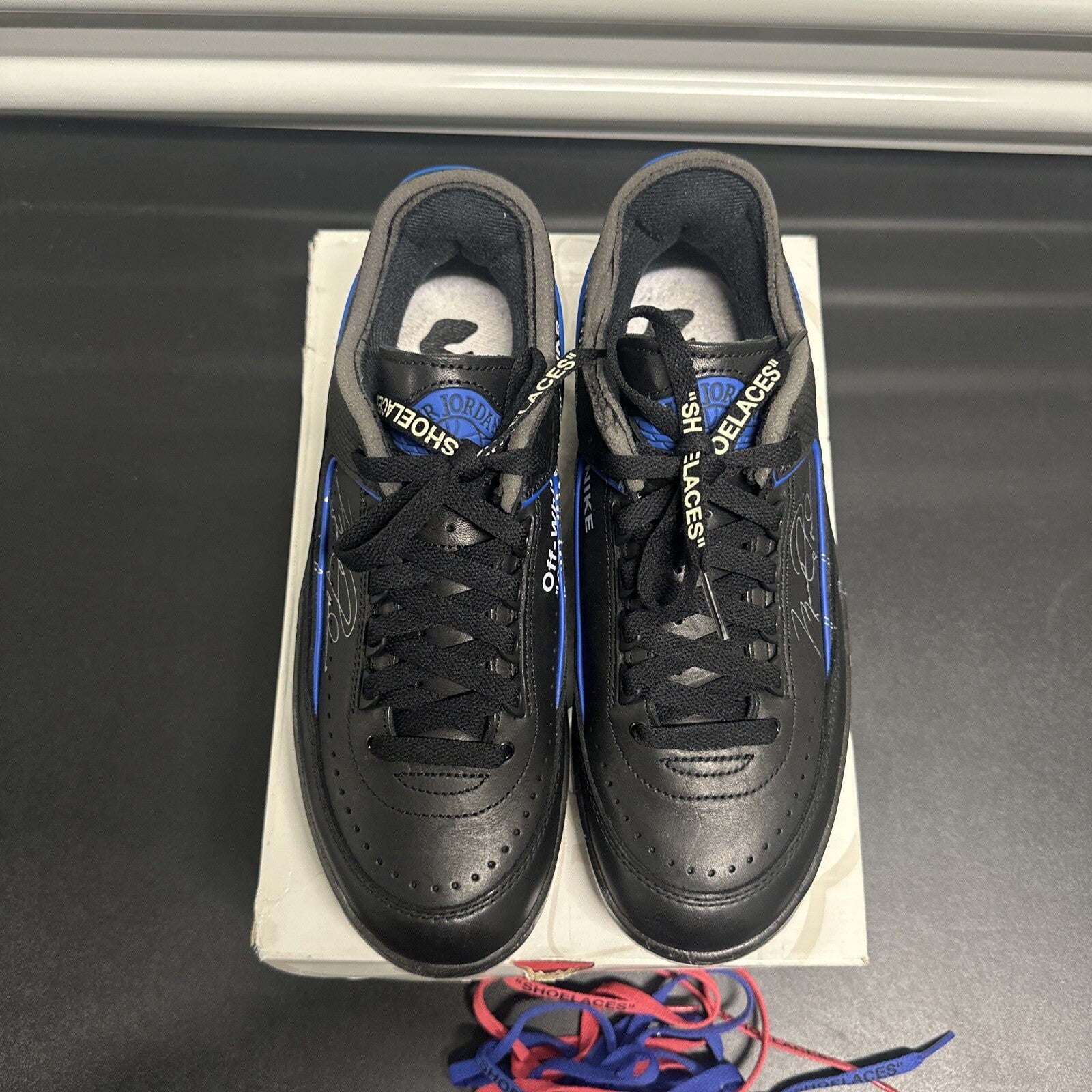 Jordan 2 Retro Low SP Off-White Black Blue