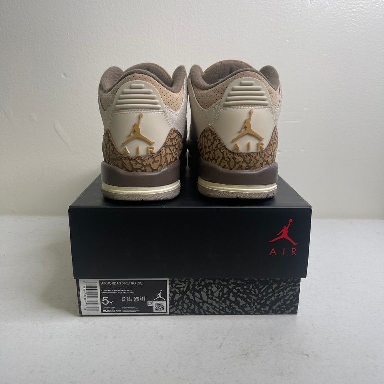 Size 5y - Jordan 3 Retro Palomino (GS)