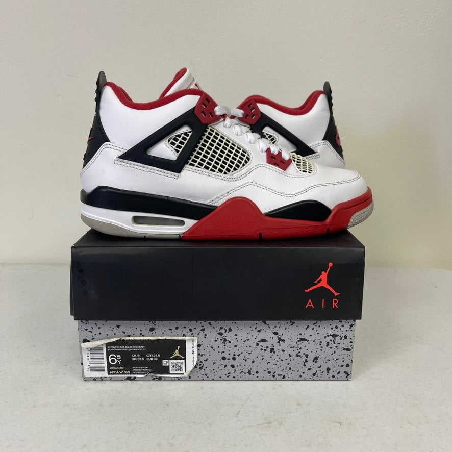Jordan 4 Retro Fire Red (2020) (GS)