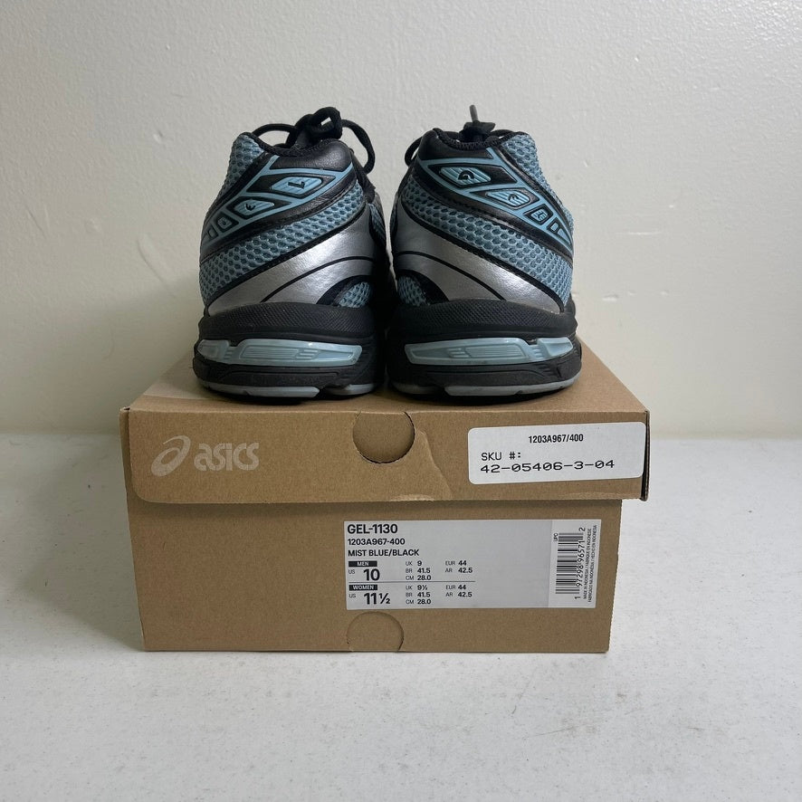 Size 10 - ASICS Gel-1130 Black Ice Blue