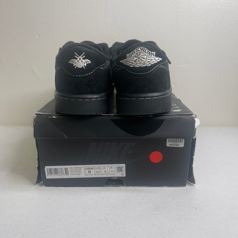 Size 9 - Jordan 1 Retro Low OG SP Travis Scott Black Phantom