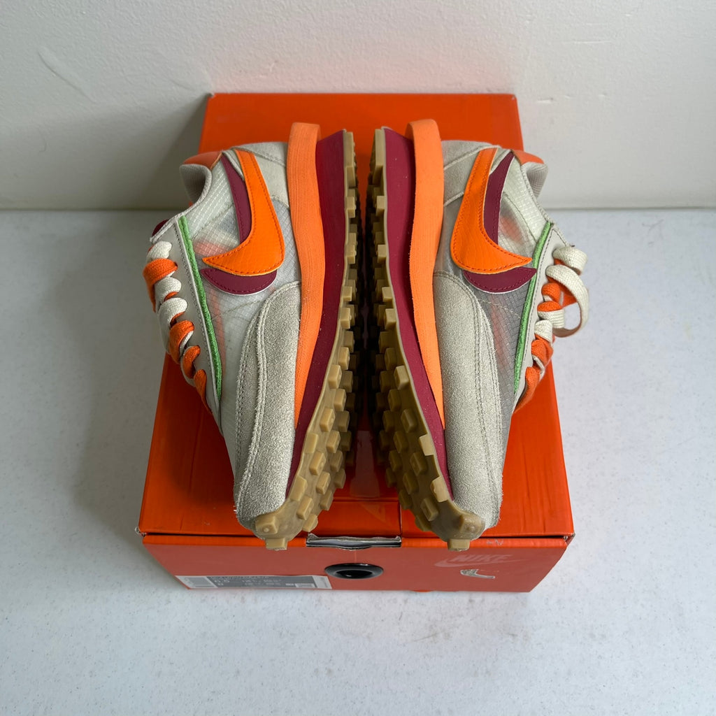 Nike LD Waffle sacai CLOT Kiss of Death Net Orange Blaze