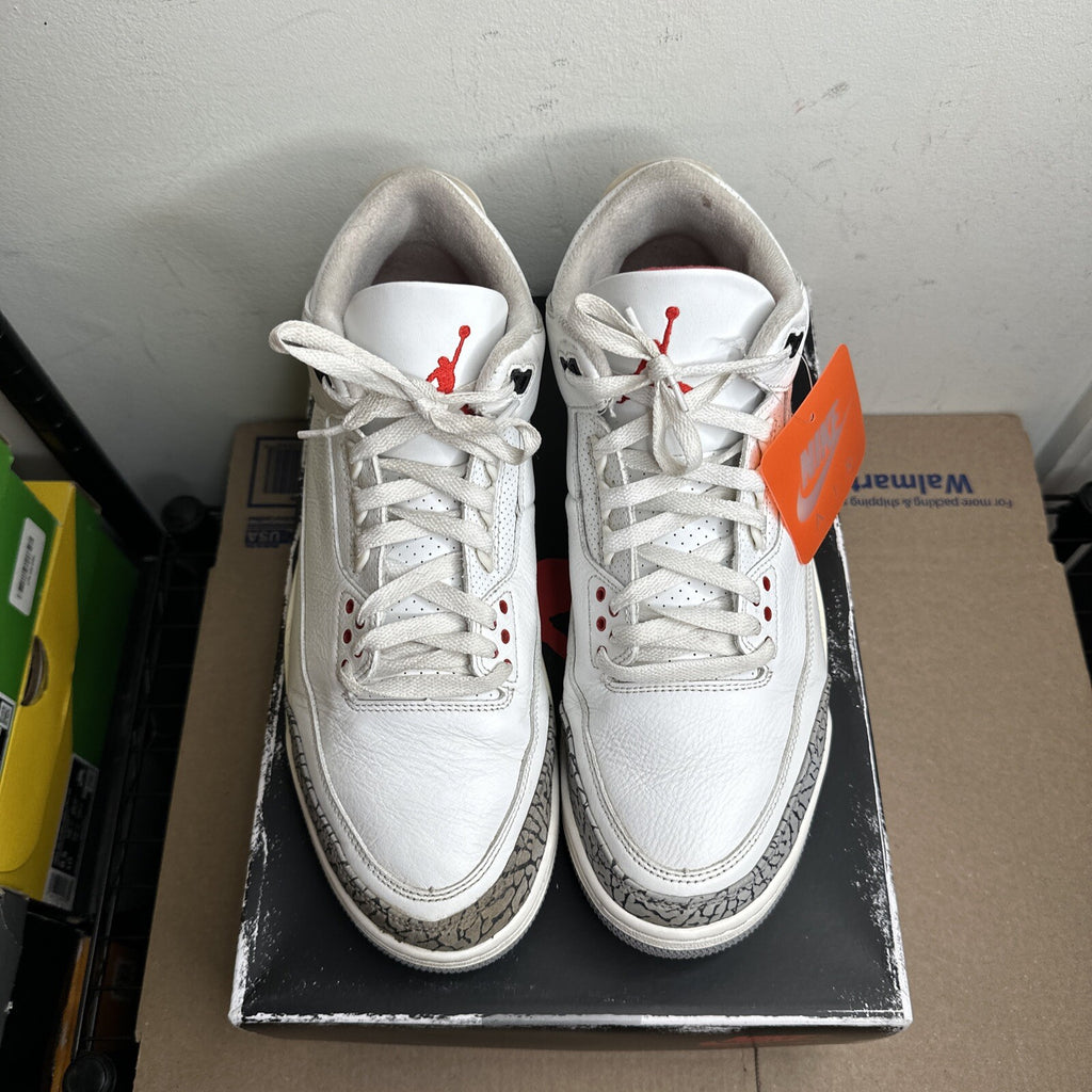 Size 12 - Jordan 3 Retro White Cement Reimagined