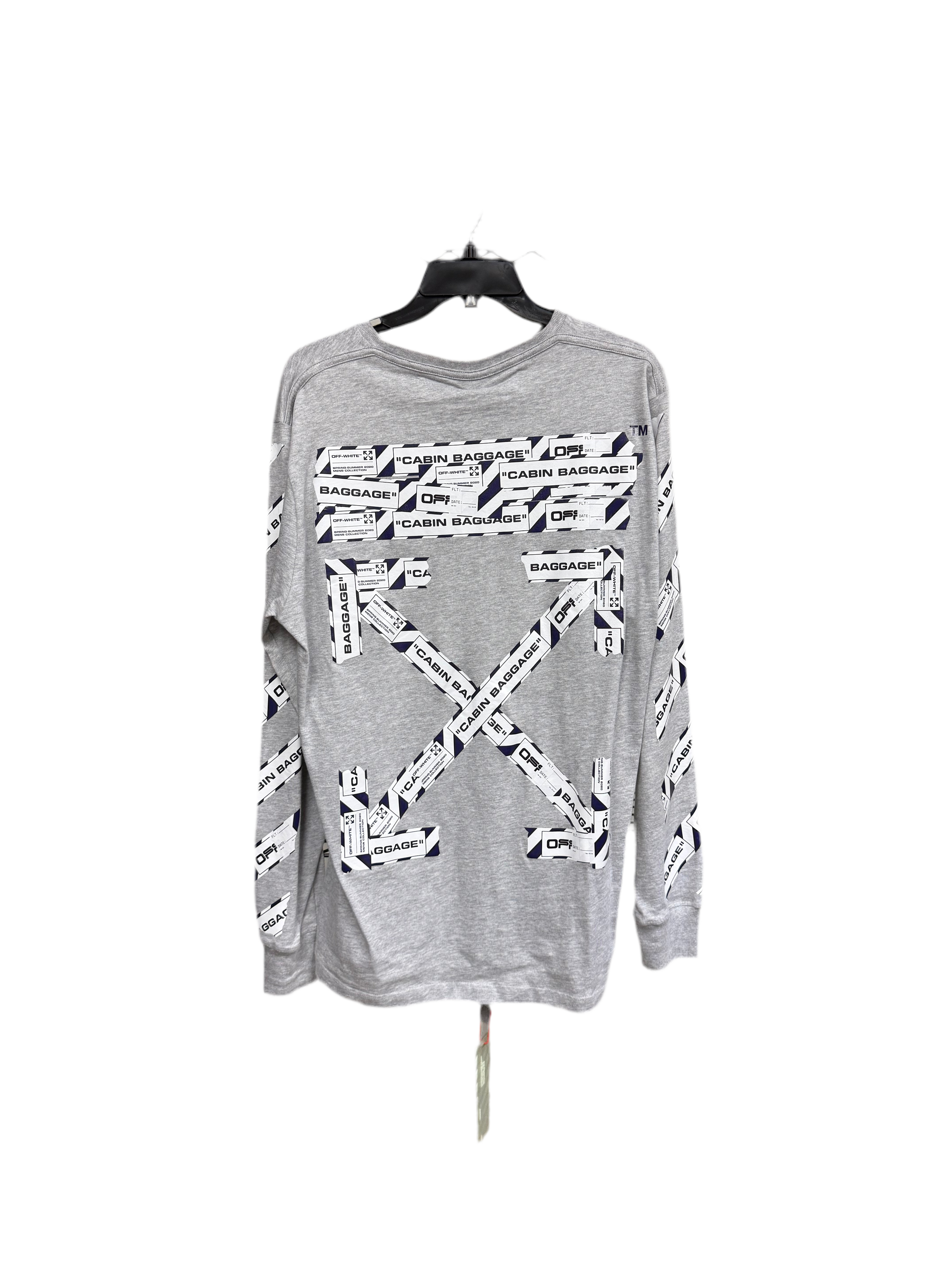 Off White Grey Long Sleeve