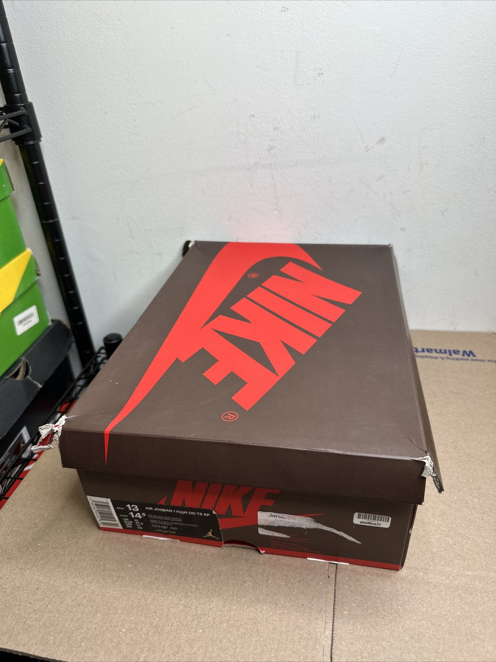 Size 13 - Jordan 1 Retro High OG SP Travis Scott Mocha