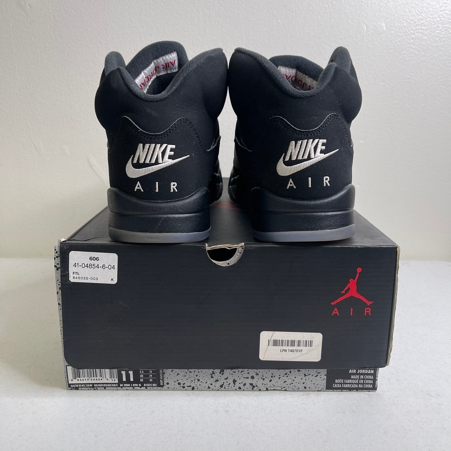 Size 11 - Jordan 5 Retro Black Metallic (2016)