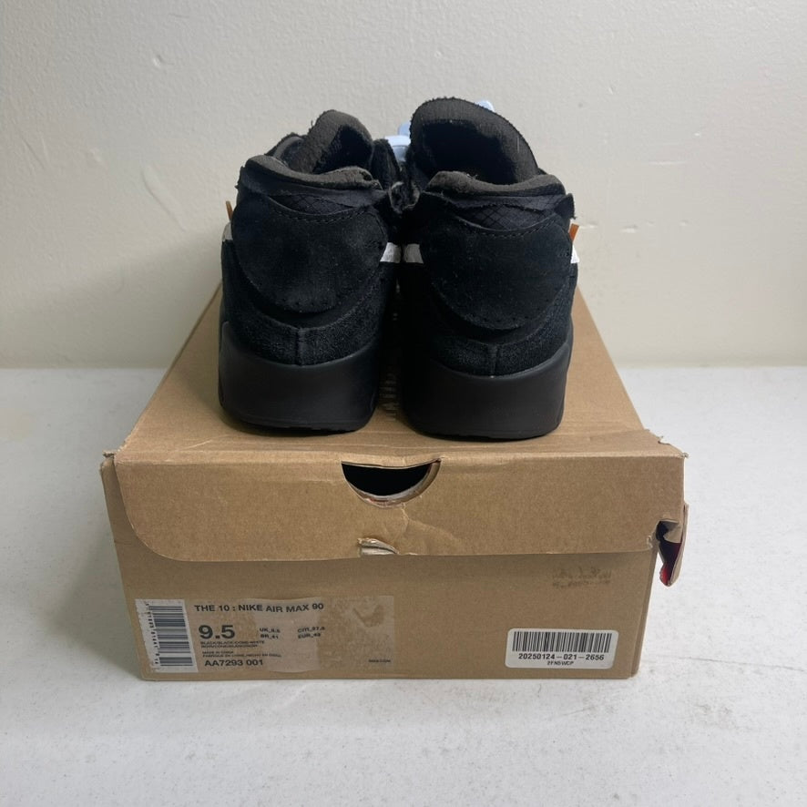 Size 9.5 - Nike Air Max 90 Off-White Black