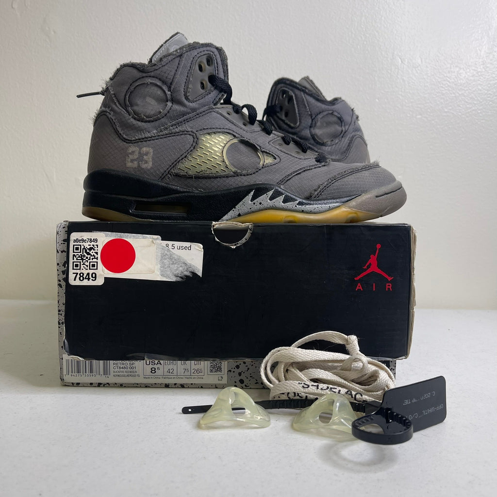 Size 8.5 - Jordan 5 Retro Off-White Muslin