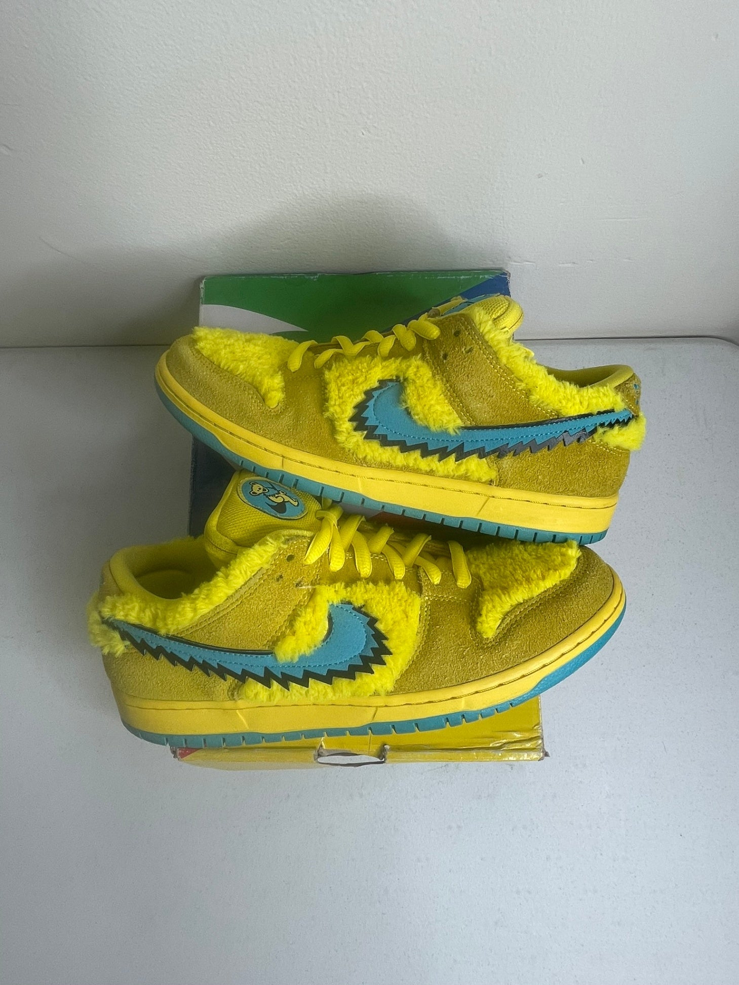 Nike SB Dunk Low Grateful Dead Bears Opti Yellow