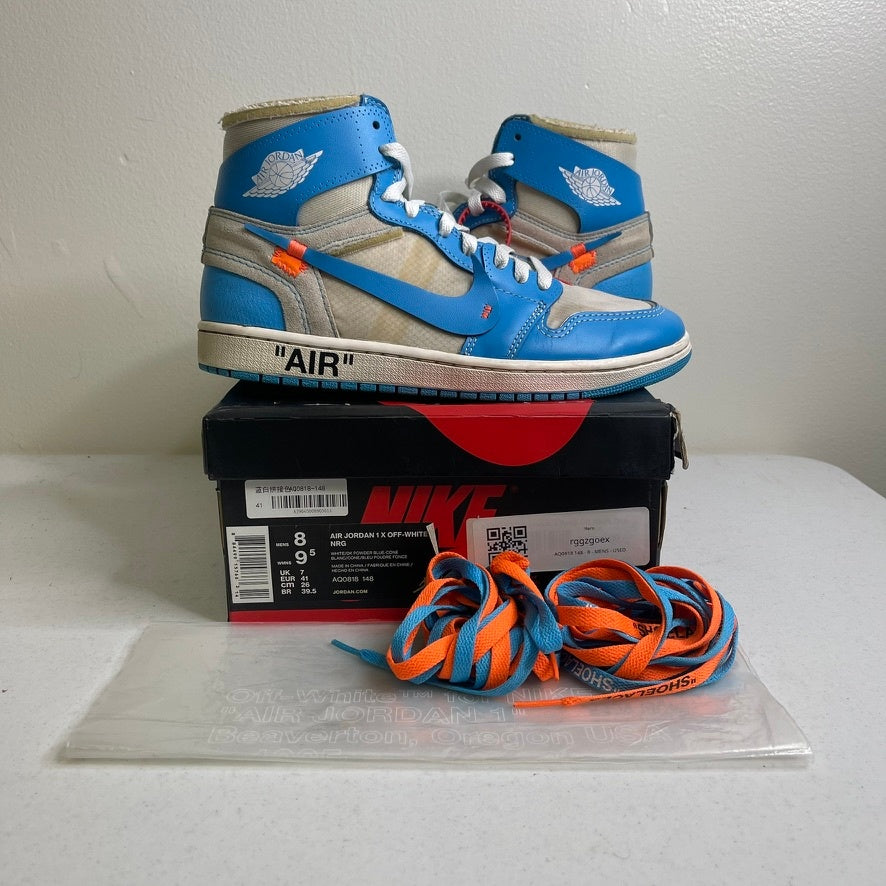 Jordan 1 Retro High Off-White University Blue