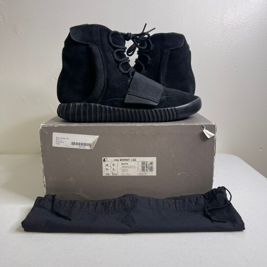 Size 10 - adidas Yeezy Boost 750 Triple Black