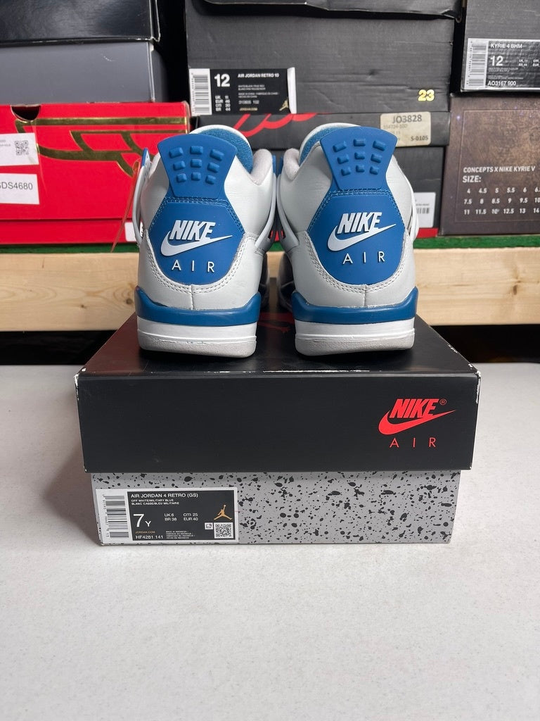 Jordan 4 Retro Military Blue (2024) (GS)