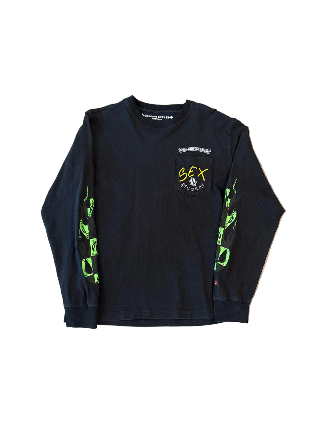 Size Medium - Chrome Hearts Matty Boy Sex Records Long Sleeve
