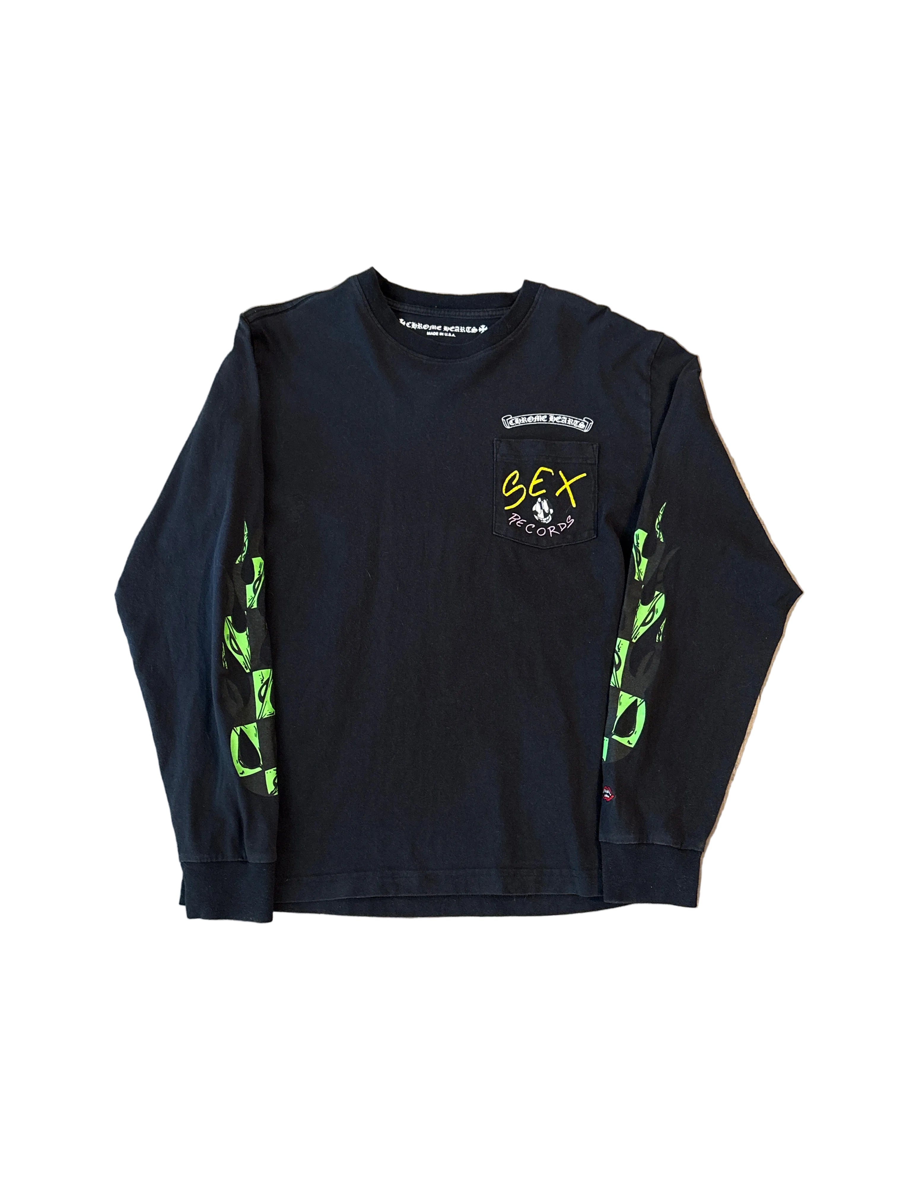 Size Medium - Chrome Hearts Matty Boy Sex Records Long Sleeve