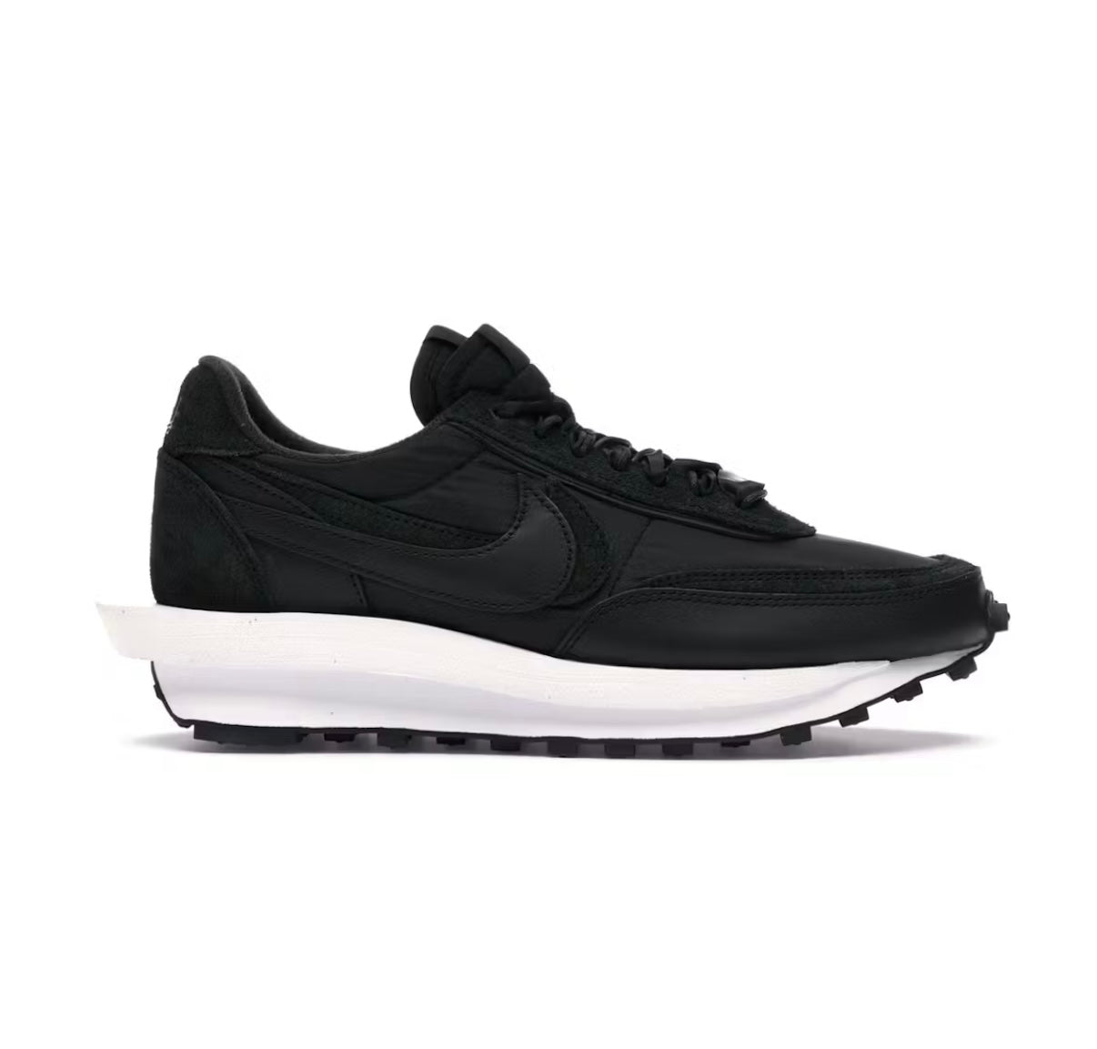 Nike Waffle Sacai Black Nylon
