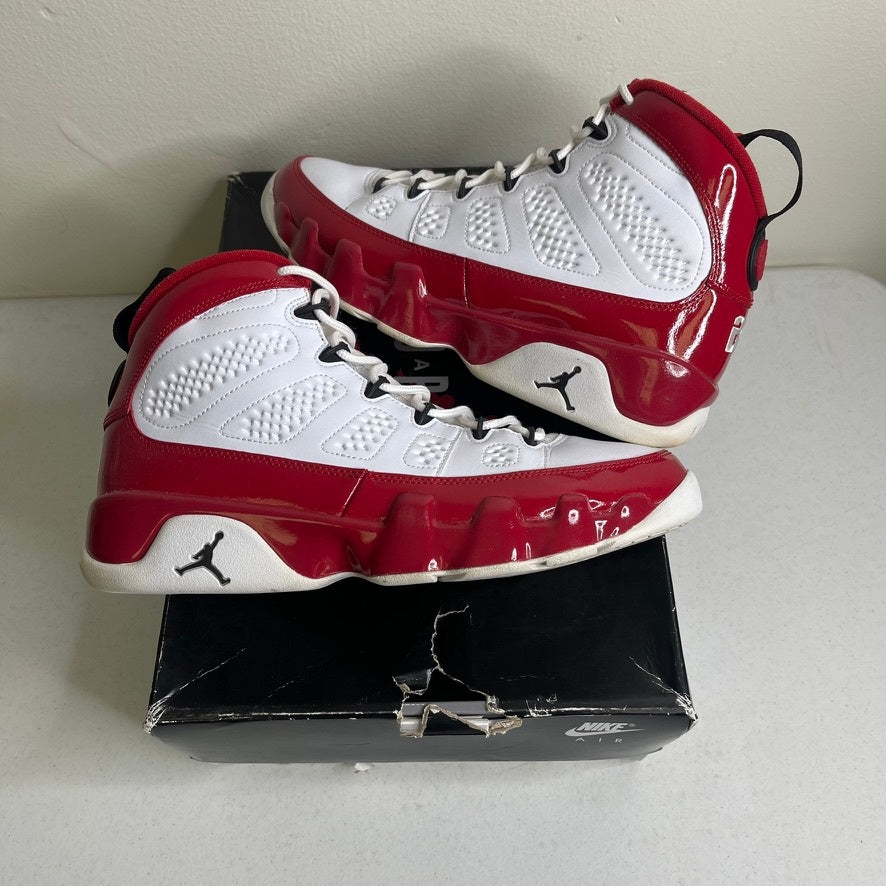 Jordan 9 Retro White Gym Red