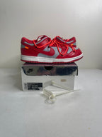Size 10.5 - Nike Dunk Low Off-White University Red